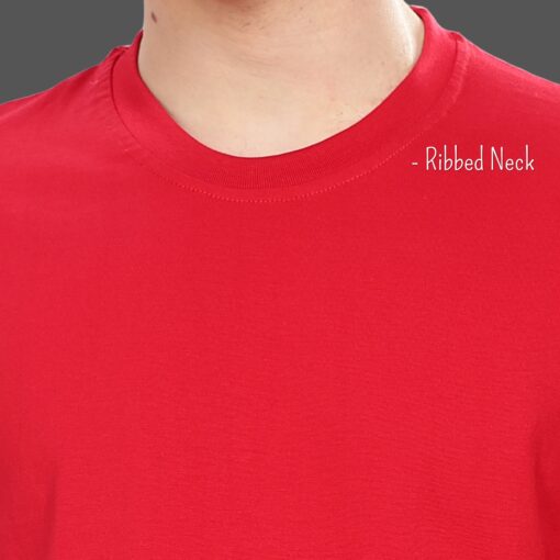 ''Cherry Red Full Sleeve Tshirt Rib''>