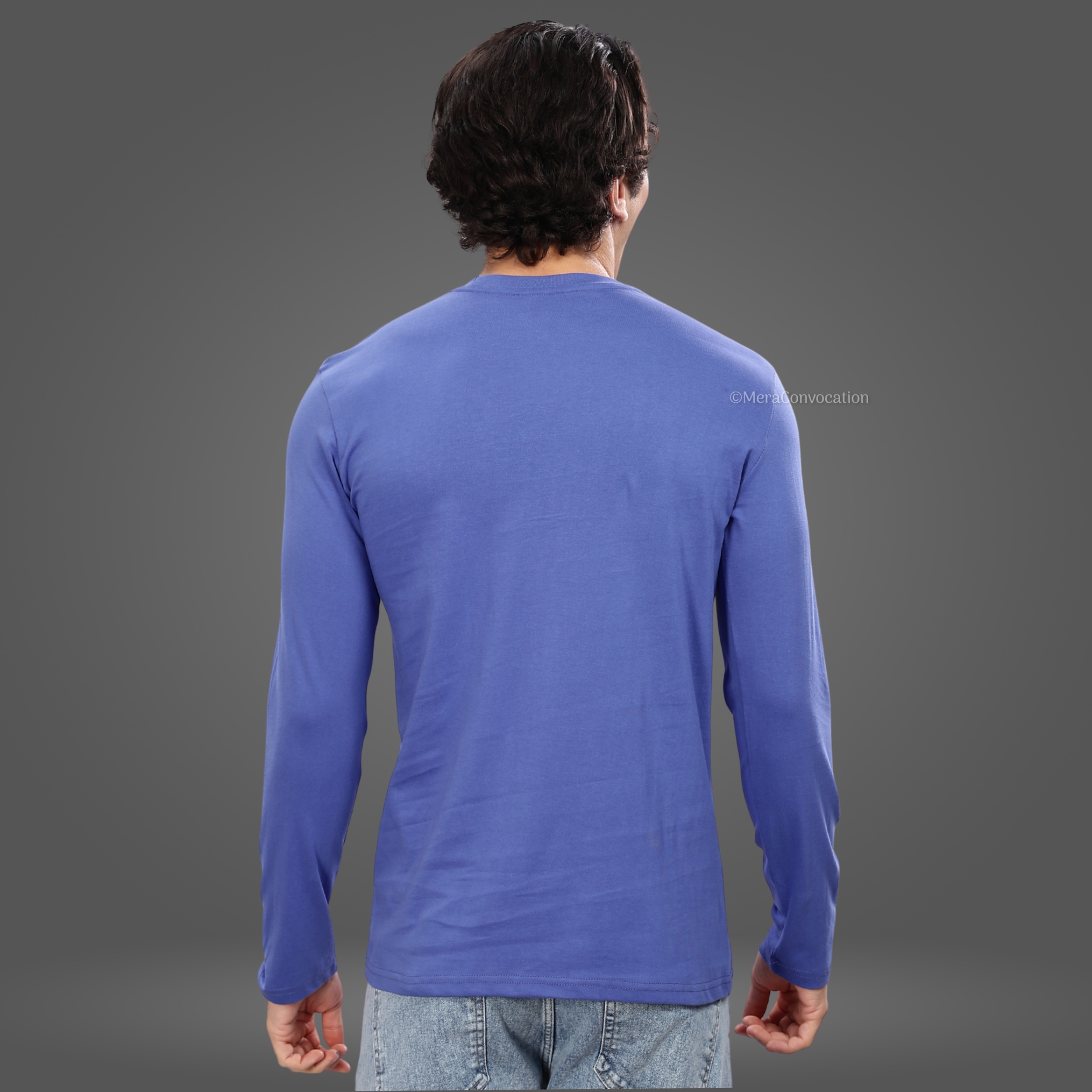 English Blue Full Sleeve Tee