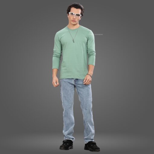 ''Pistachio Full Sleeve Tshirt''>