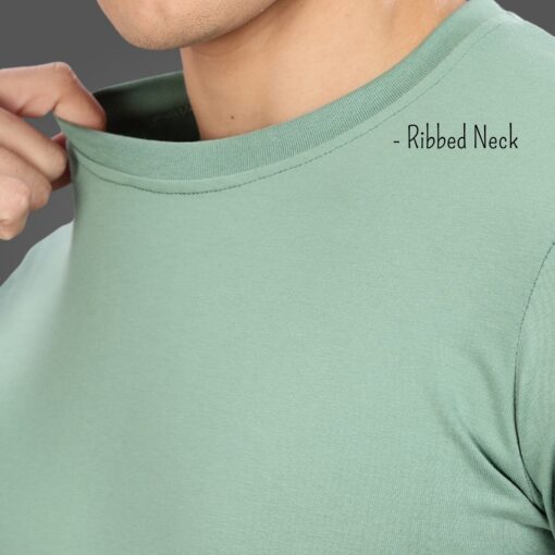 ''Pistachio Full Sleeve Tshirt Rib''>