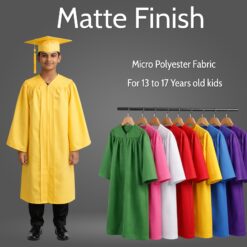 Matte High School Gowns
