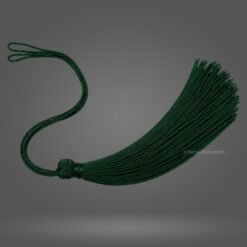 ''Bottle Green Tassel''>