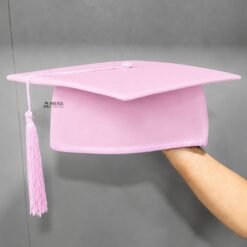 ''Baby Pink Premium Mortarboard Graduation Cap''>