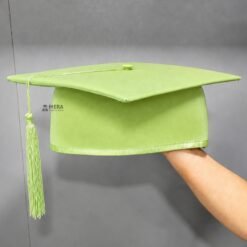''Lemon Green Premium Mortarboard Graduation Cap''>
