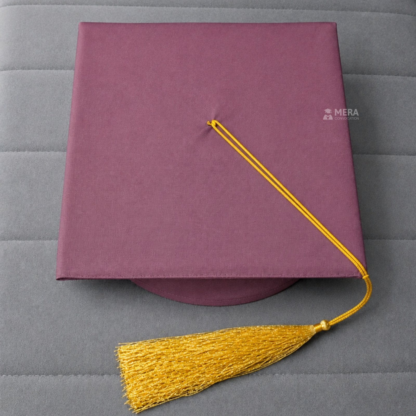 Onion Pink Matte Graduation Cap with Golden Tassel ''Onion Pink Matte Graduation Cap with Golden Tassel''>
