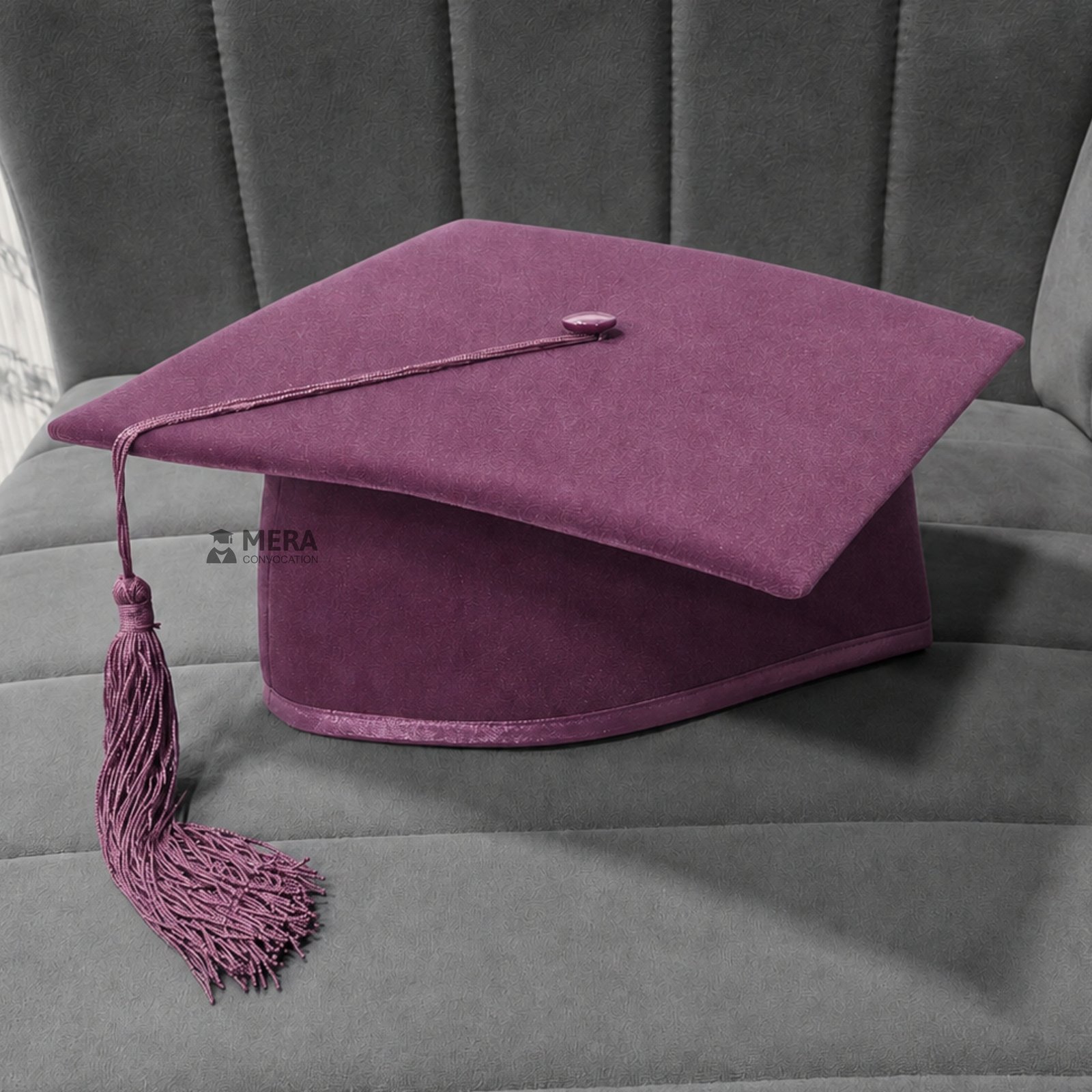 Onion Pink Mortarboard Graduation Cap ''Onion Pink Mortarboard Graduation Cap''>