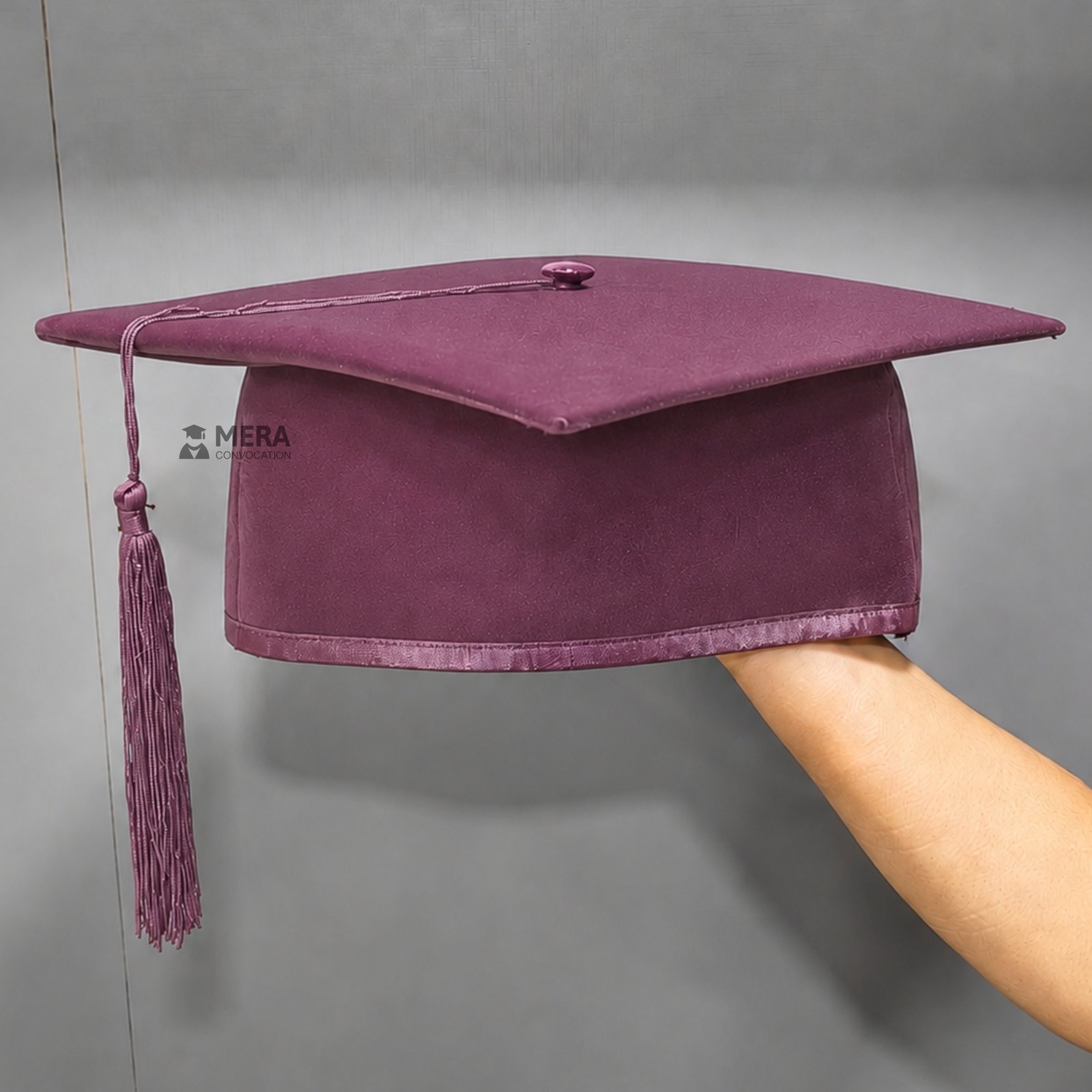 Onion Pink Premium Mortarboard Graduation Cap ''Onion Pink Premium Mortarboard Graduation Cap''>