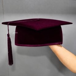 ''Wine Premium Mortarboard Graduation Cap''>